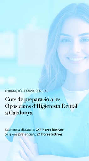 Preparació per a les oposicions d'higienista dental a Catalunya